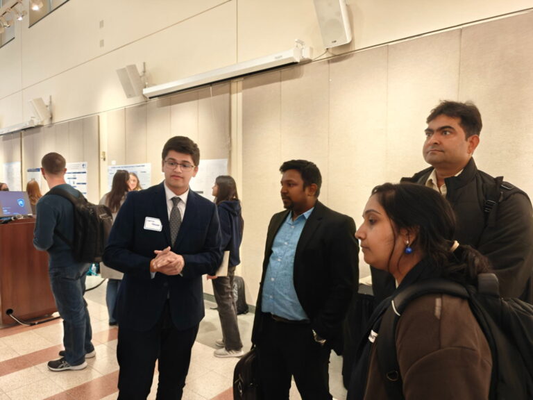Saatvik Presentation at Research Poster Exhibition