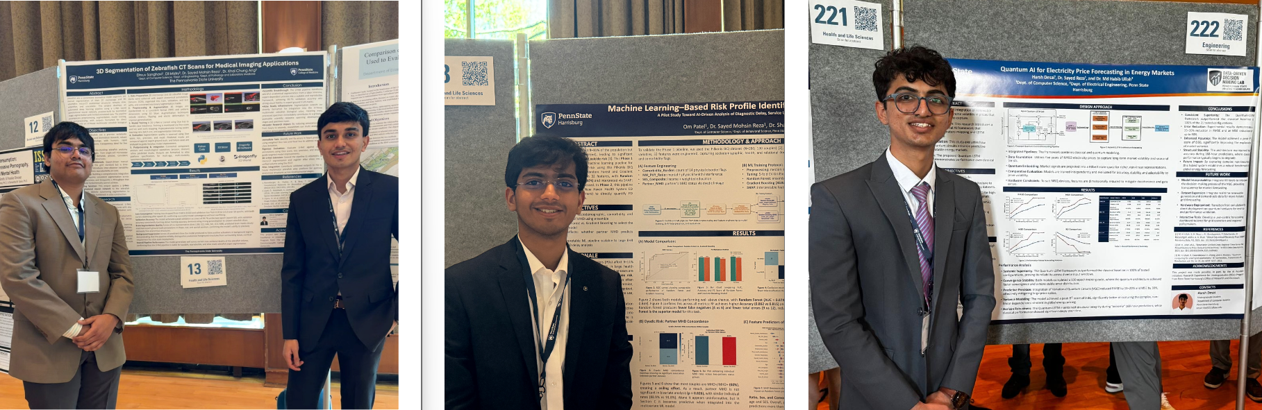 Five Lab Students Present Research at Penn State Undergraduate Exhibition 2026