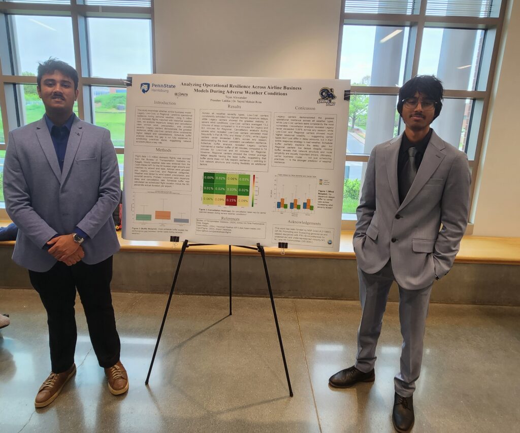Alexander presented research 2026 EnvironMentor Symposium