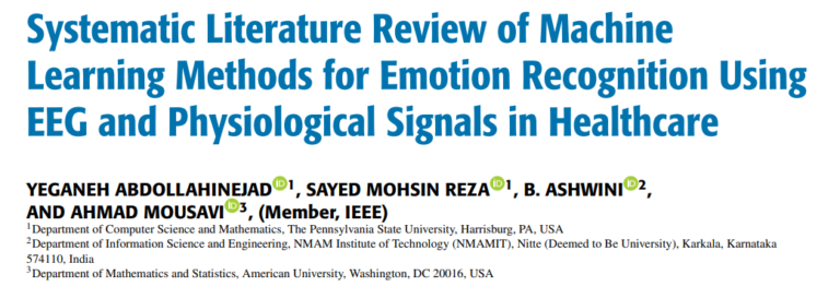 systematic literature review of ML in EEG signal in Healthcare