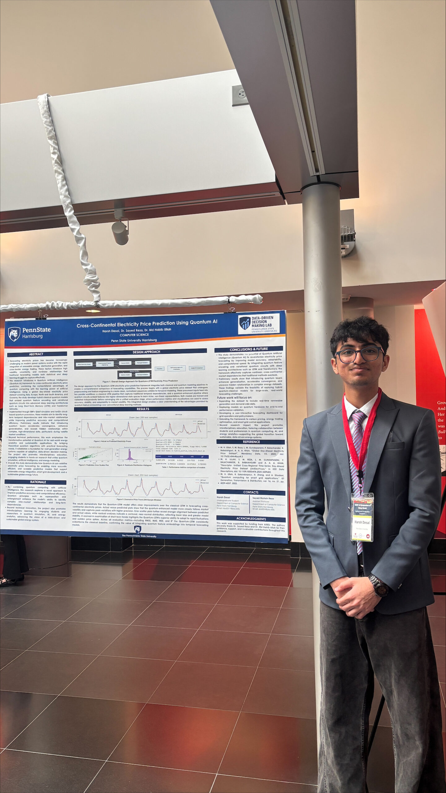 Undergraduate Researcher Presents Quantum AI Research at SUNY AI Symposium 2026